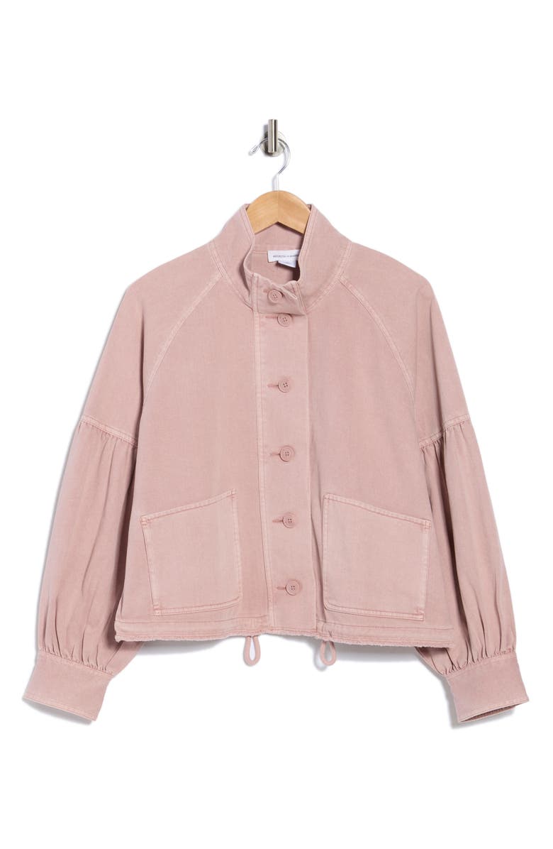 Melrose and Market Canvas Twill Utility Jacket, Alternate, color, Pink Timber