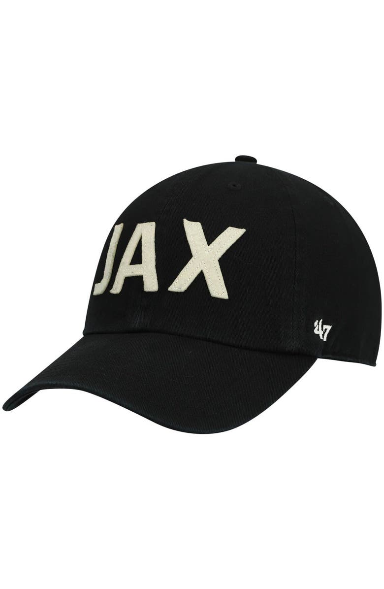 '47 Women's '47 Black Jacksonville Jaguars Finley Clean Up Adjustable Hat, Main, color, Black