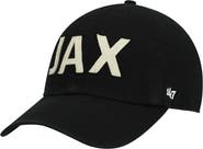 '47 Women's '47 Black Jacksonville Jaguars Finley Clean Up Adjustable Hat