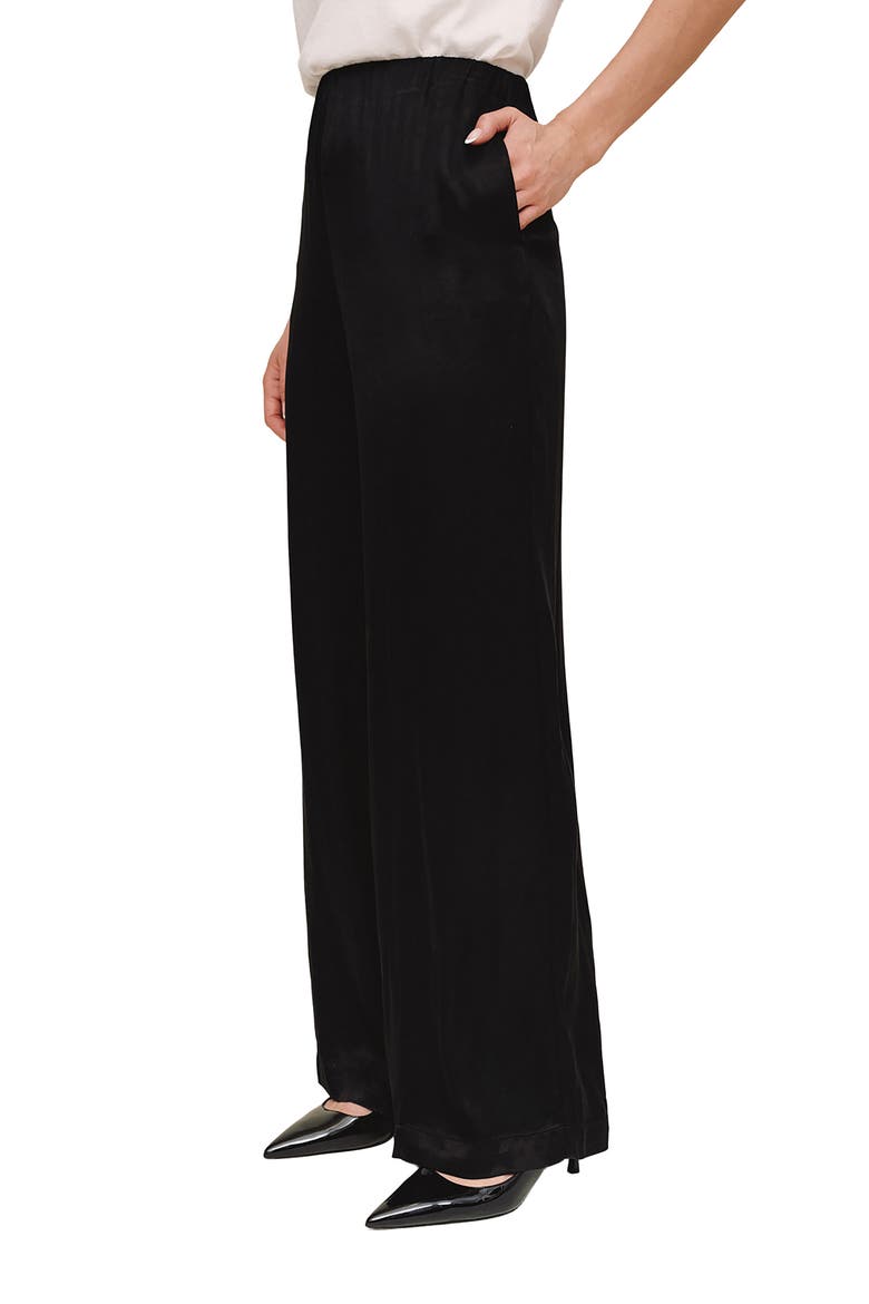 Wide Leg Pants, Alternate, color, BLACK