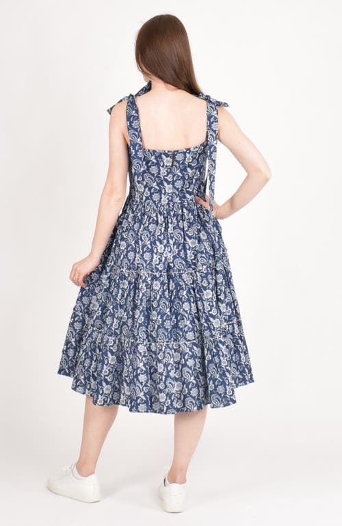 Raas Mila Floral Tiered Midi Dress