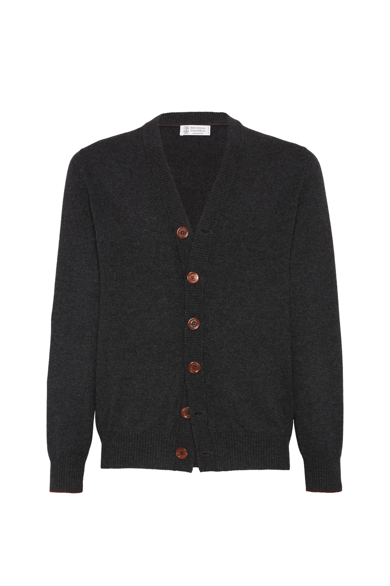 Cashmere cardigan, Main, color, Anthracite