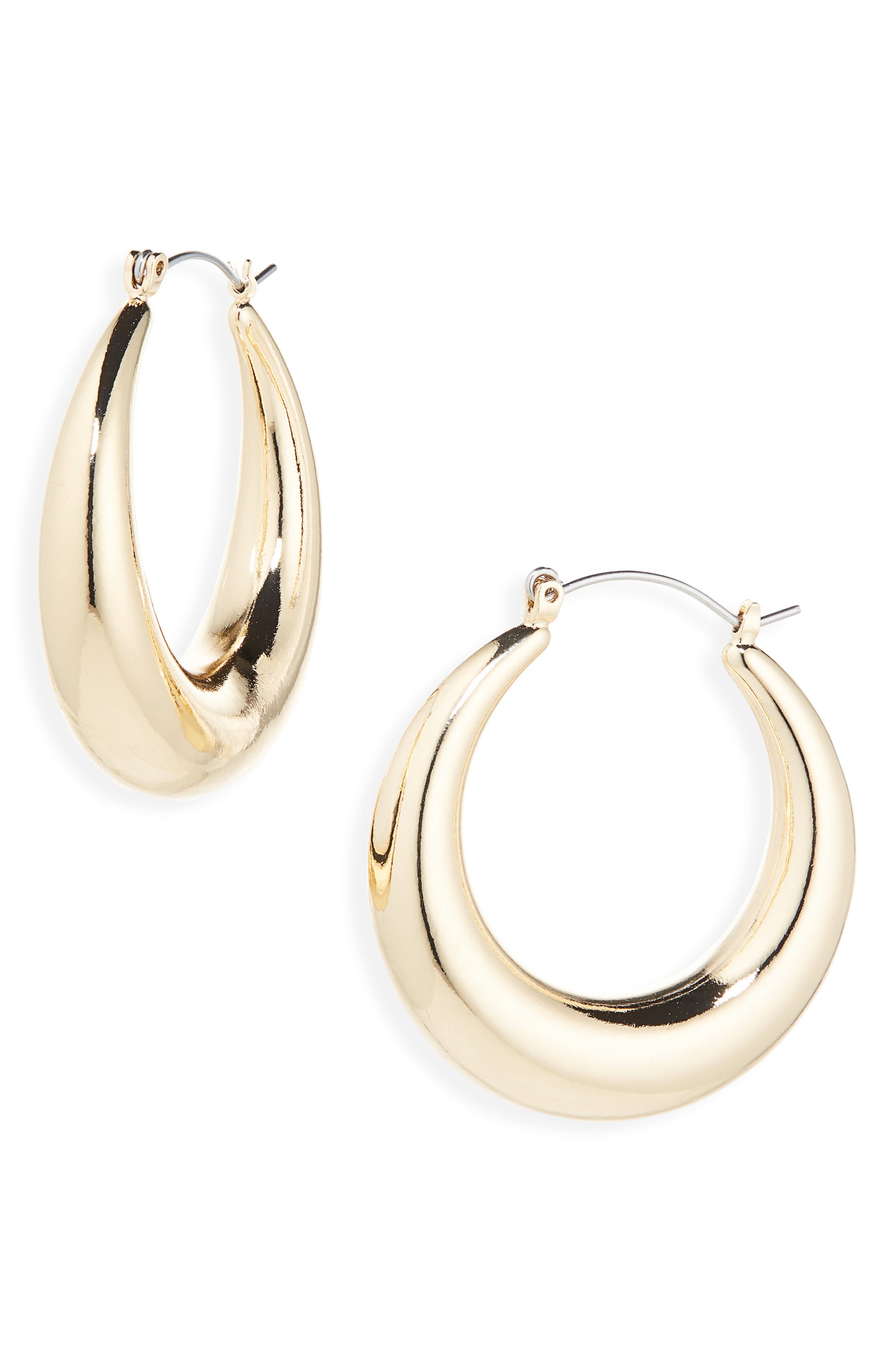 Cara Chunky Hoop Earrings