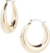 Cara Chunky Hoop Earrings