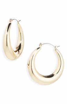Cara Chunky Hoop Earrings