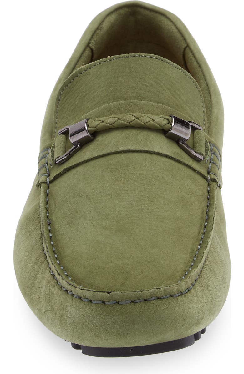 Nordstrom Barrett Braided Bit Driving Shoe, Alternate, color, Olive Mayfly