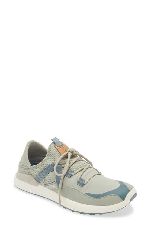 OluKai Kawela Waterproof Spikeless Golf Shoe in Sage/Dusk 