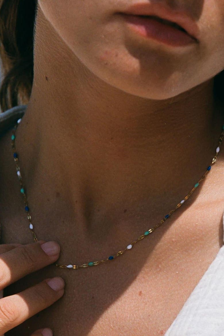 Mykonos Choker, Alternate, color, Gold