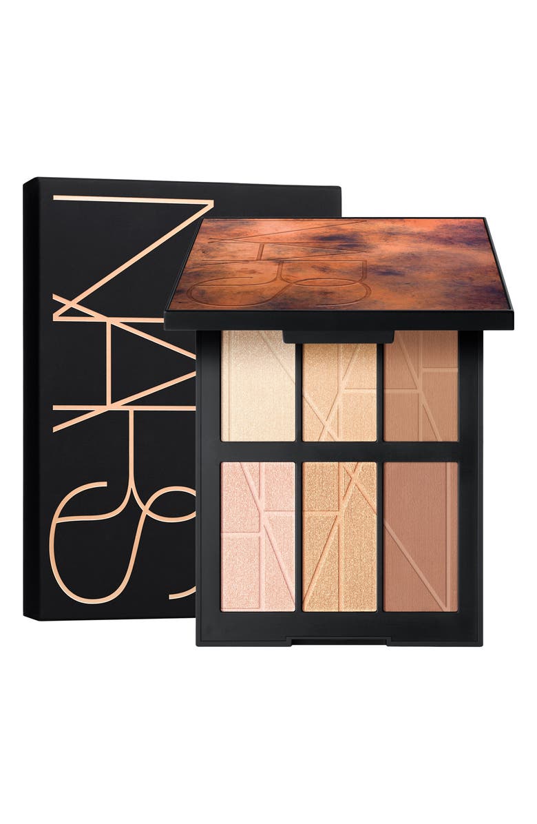 NARS Bord de Plage Highlighting & Bronzing Palette, Alternate, color, 