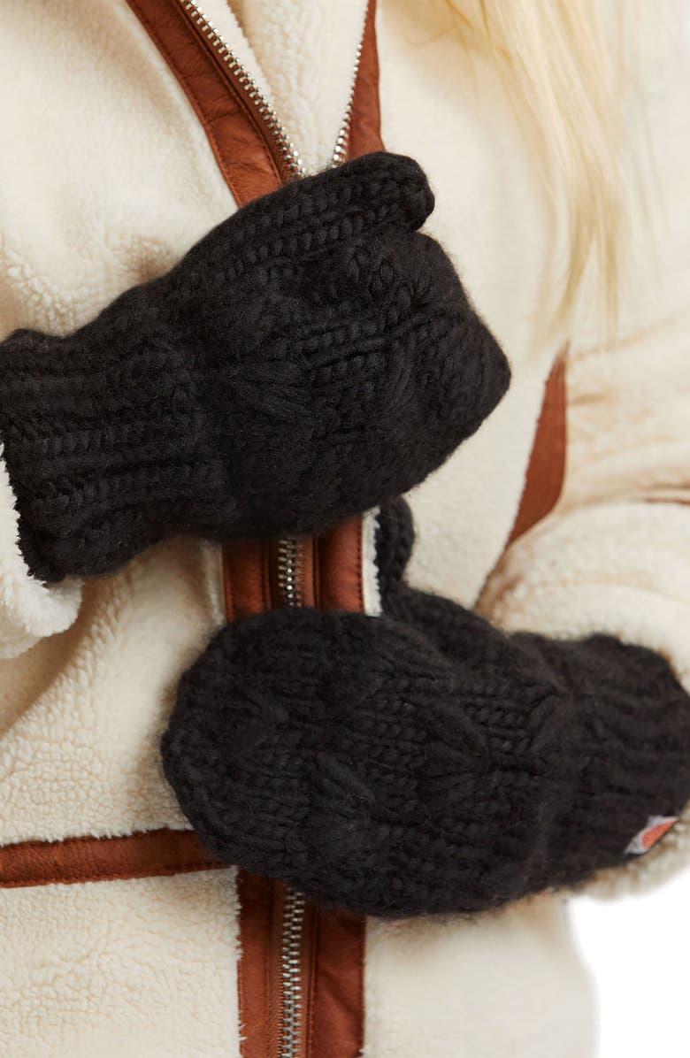 Sh*t That I Knit The Motley Merino Wool Mittens, Alternate, color, 