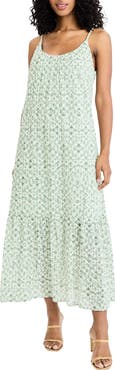The Good Journey Embroidered Eyelet Maxi Sundress