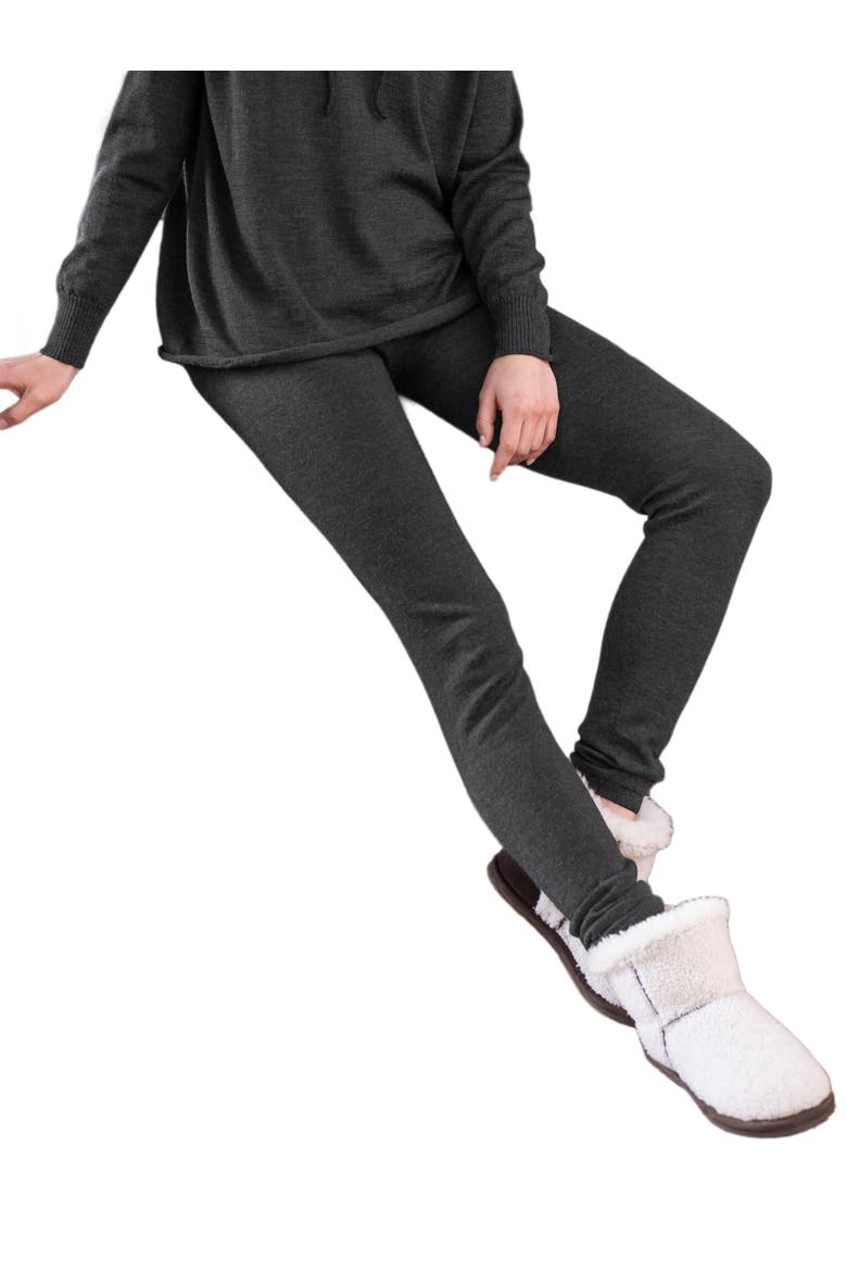 British Merino Lounge Pants, Alternate, color, Charcoal