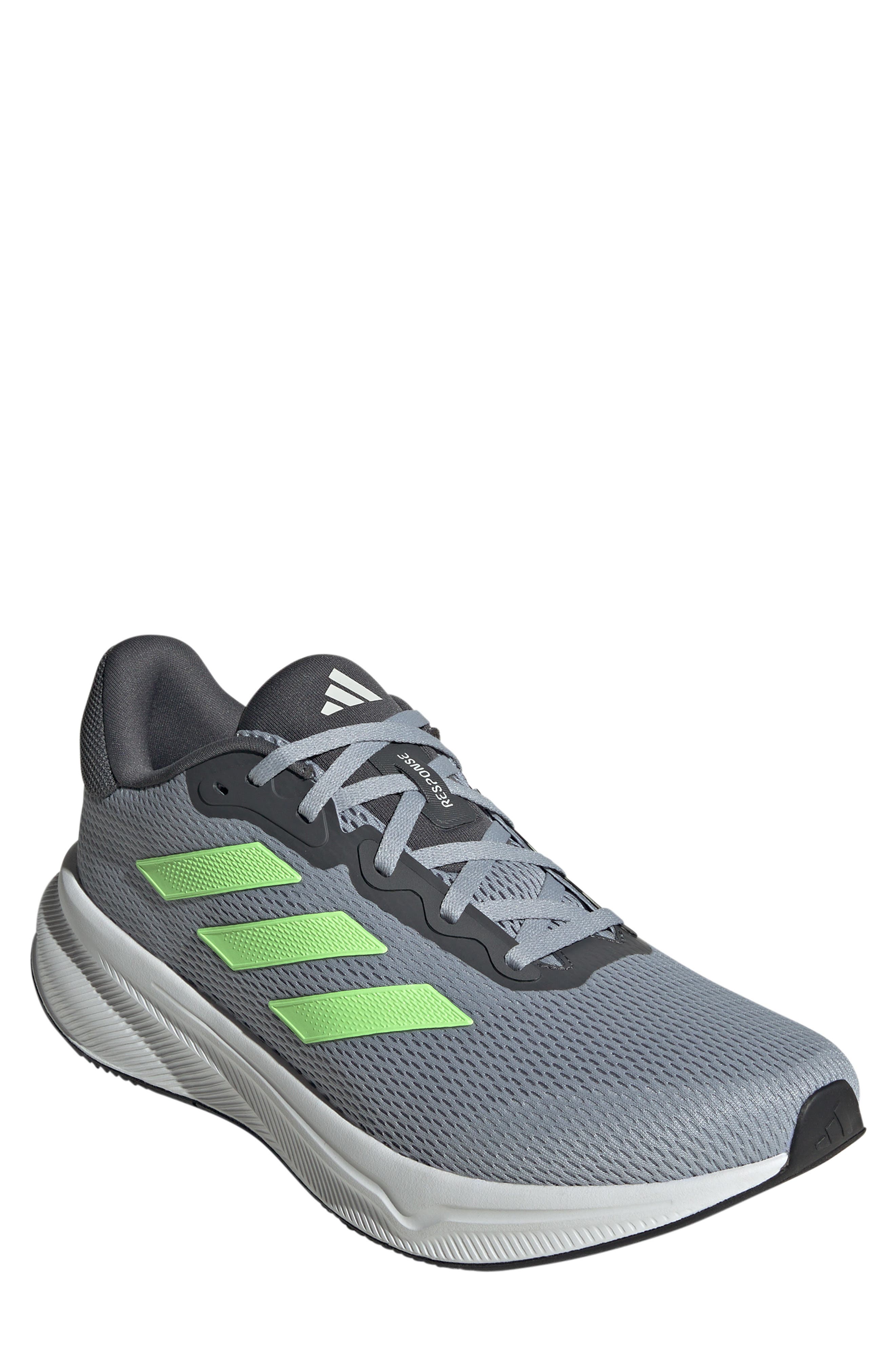 Adidas Men s Response Super Running Shoe Gray Low top Sneakers 8.5