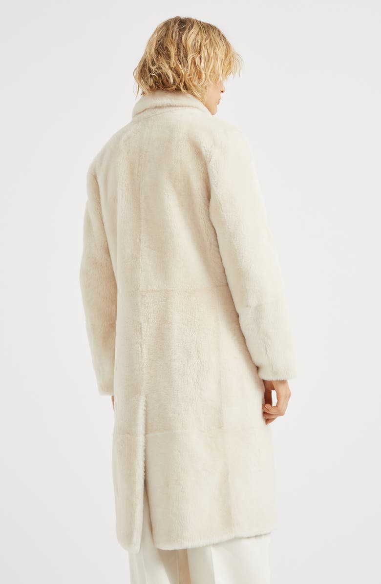Brunello Cucinelli Shearling reversible coat, Alternate, color,