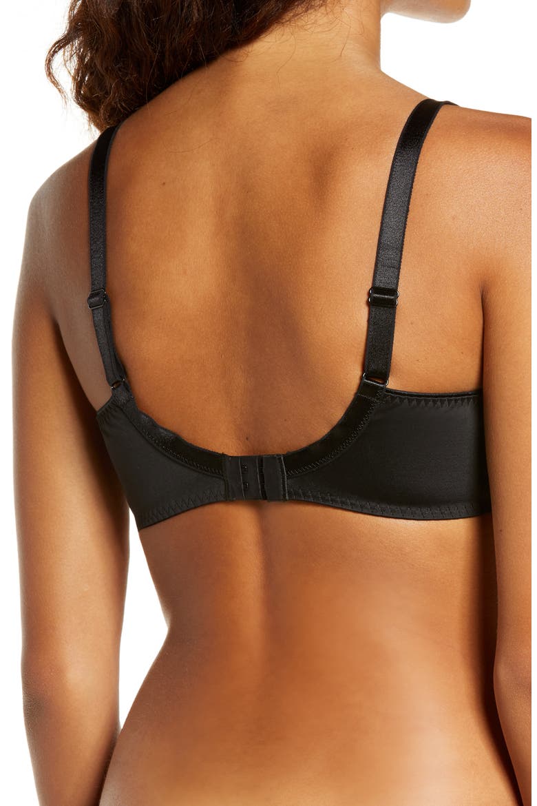 Every Curve Full Coverage Underwire Bra, Alternate, color, BLACK