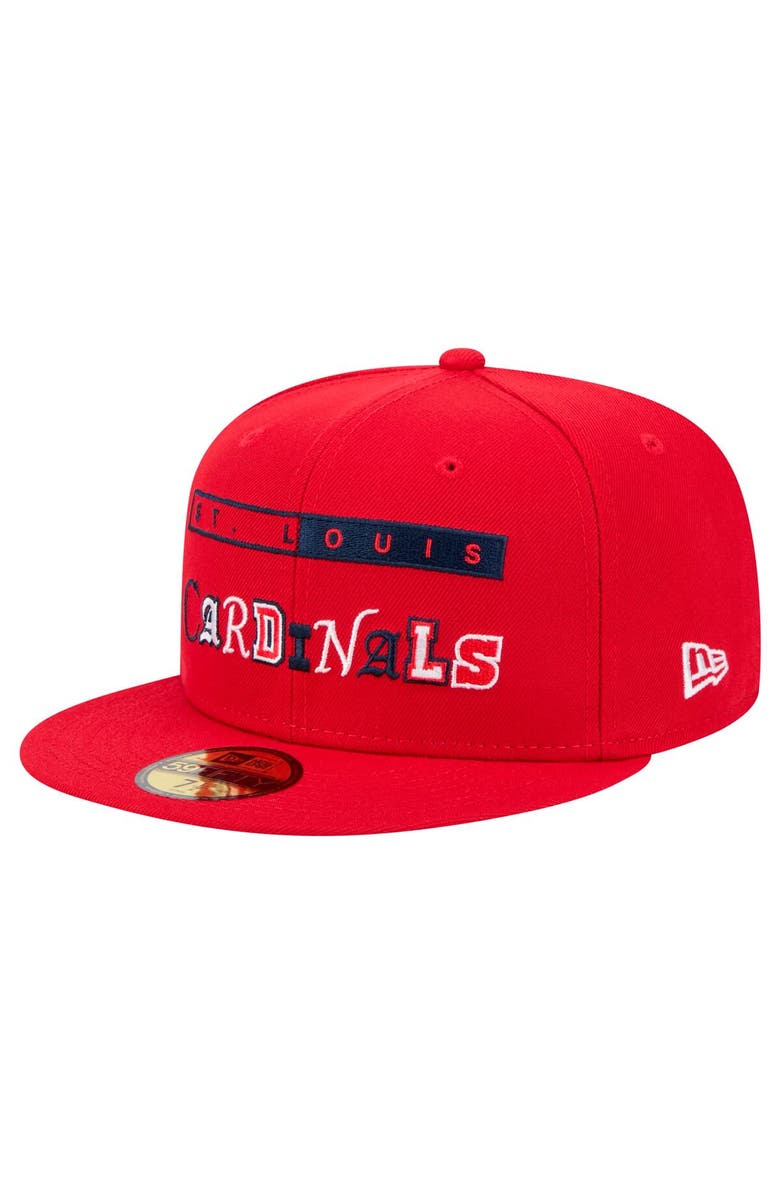 New Era Men's New Era Red St. Louis Cardinals Ransom 59FIFTY Fitted Hat, Main, color, Red