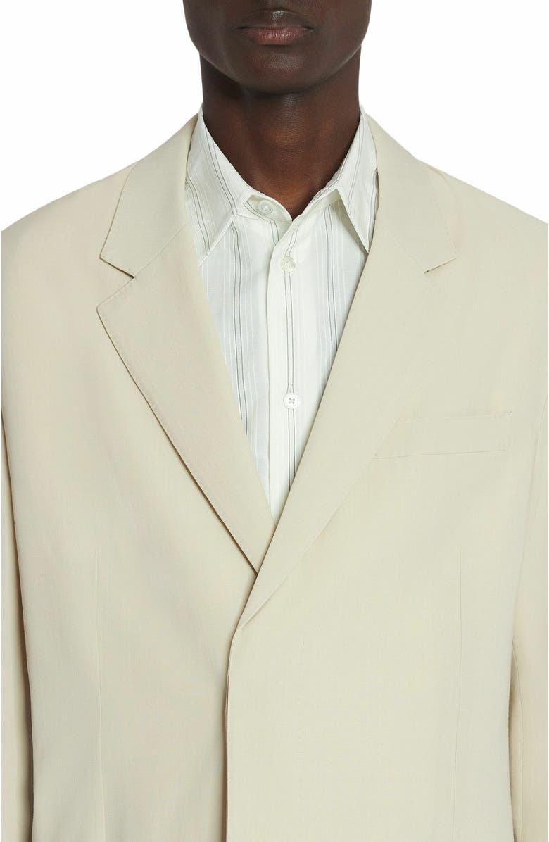 Lanvin Loose-Fitting Wool Blend Jacket, Alternate, color, 