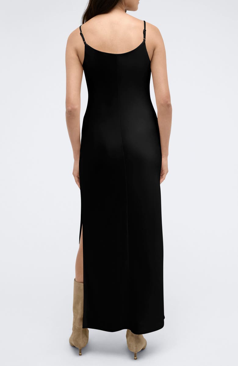 Kenneth Cole Cowl Neck Slipdress, Alternate, color, Black