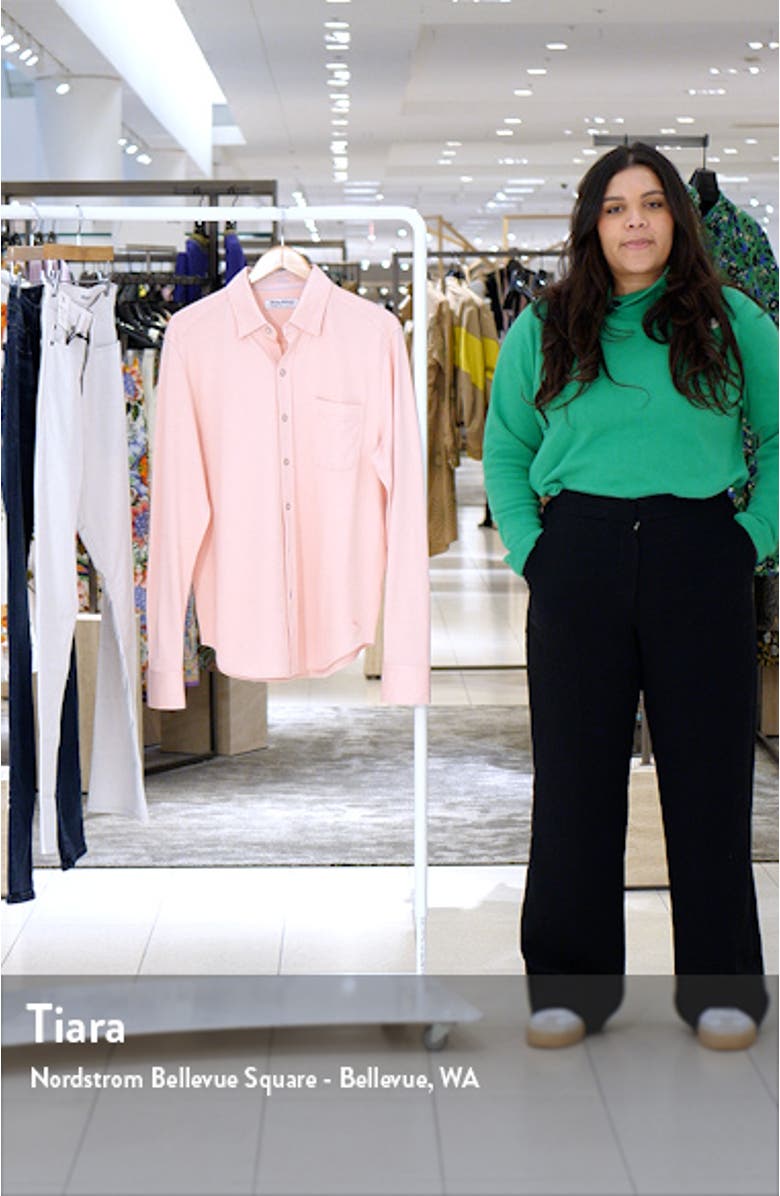 New San Lucio Stretch Supima<sup>®</sup> Cotton Blend Button-Up Shirt, sales video thumbnail