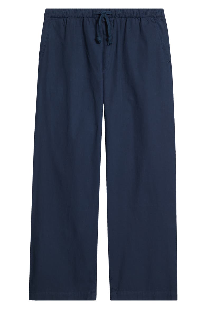 Easy Organic Cotton Canvas Chef Pants, Alternate, color, NAVY