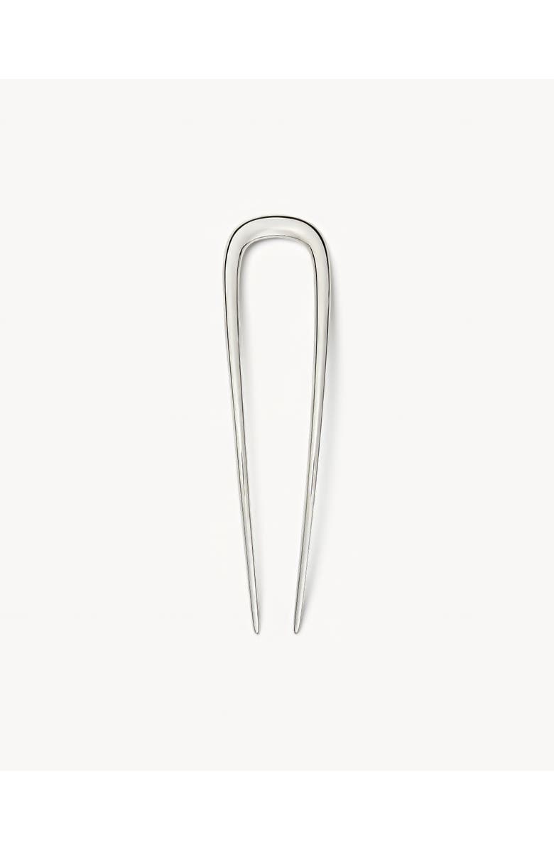 MACHETE Midi French Hair Pin, Main, color, Silver