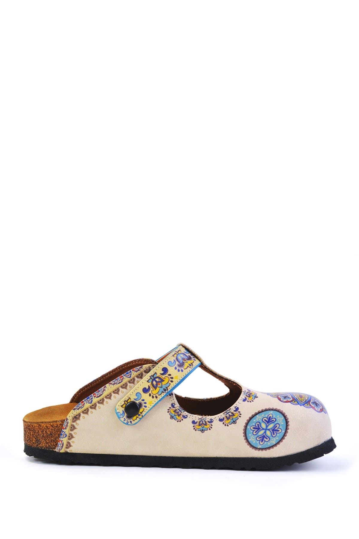 GOBY Blue & Beige Pattern Clogs (Women) | Nordstromrack
