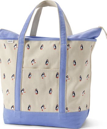 Lands' End Zip Top Canvas Tote Bag | Nordstrom