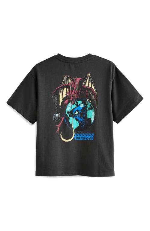 Smallsaints By Allsaints Kids' Dragon Cotton Graphic T-shirt In Black