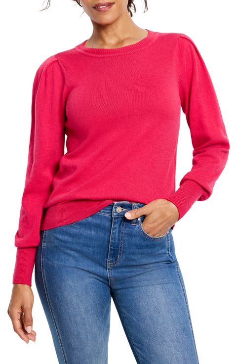 Pleat Shoulder Sweater