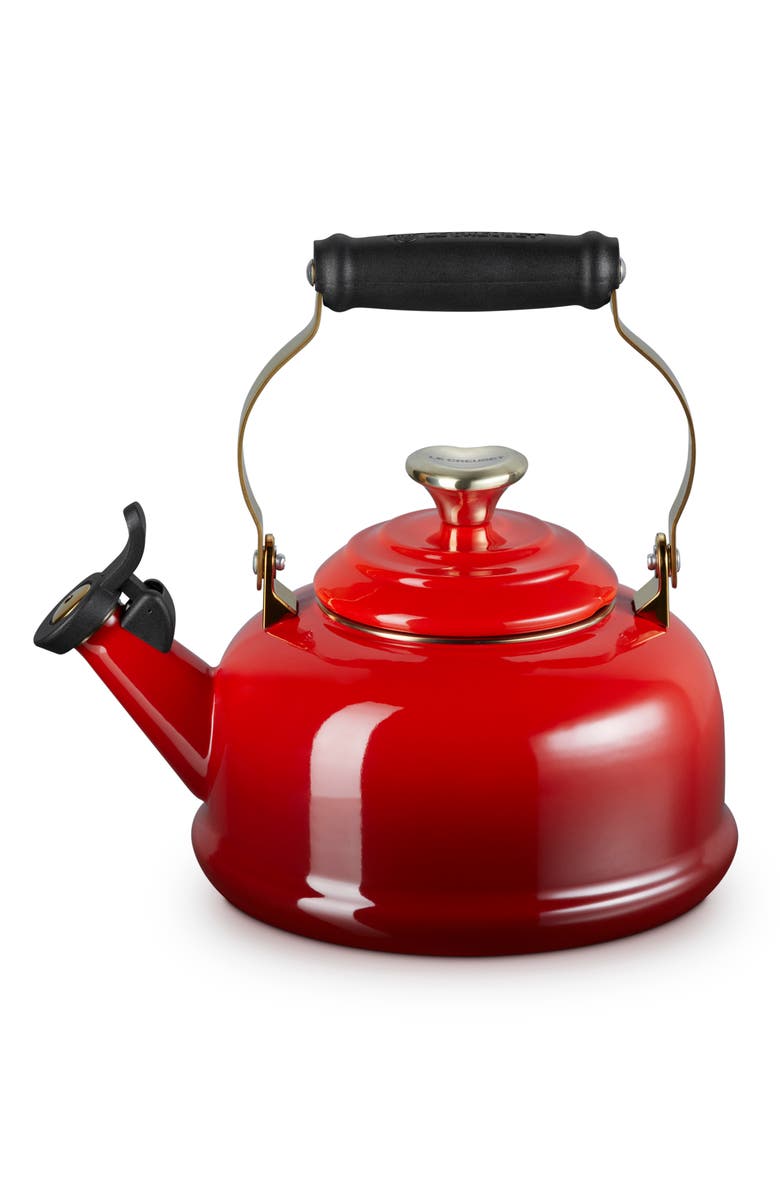Le Creuset ENAMEL ON STEEL 1.7 QT WHISTLI, Alternate, color, Cerise