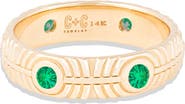 Campbell + Charlotte Revel Ribbed Stacking Band