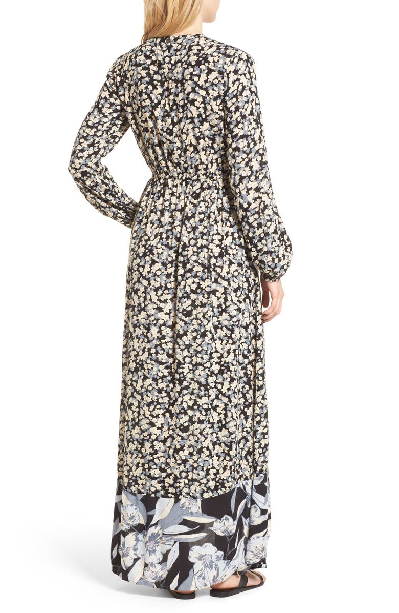 Billabong Kimono Maxi Dress, Alternate, color, 