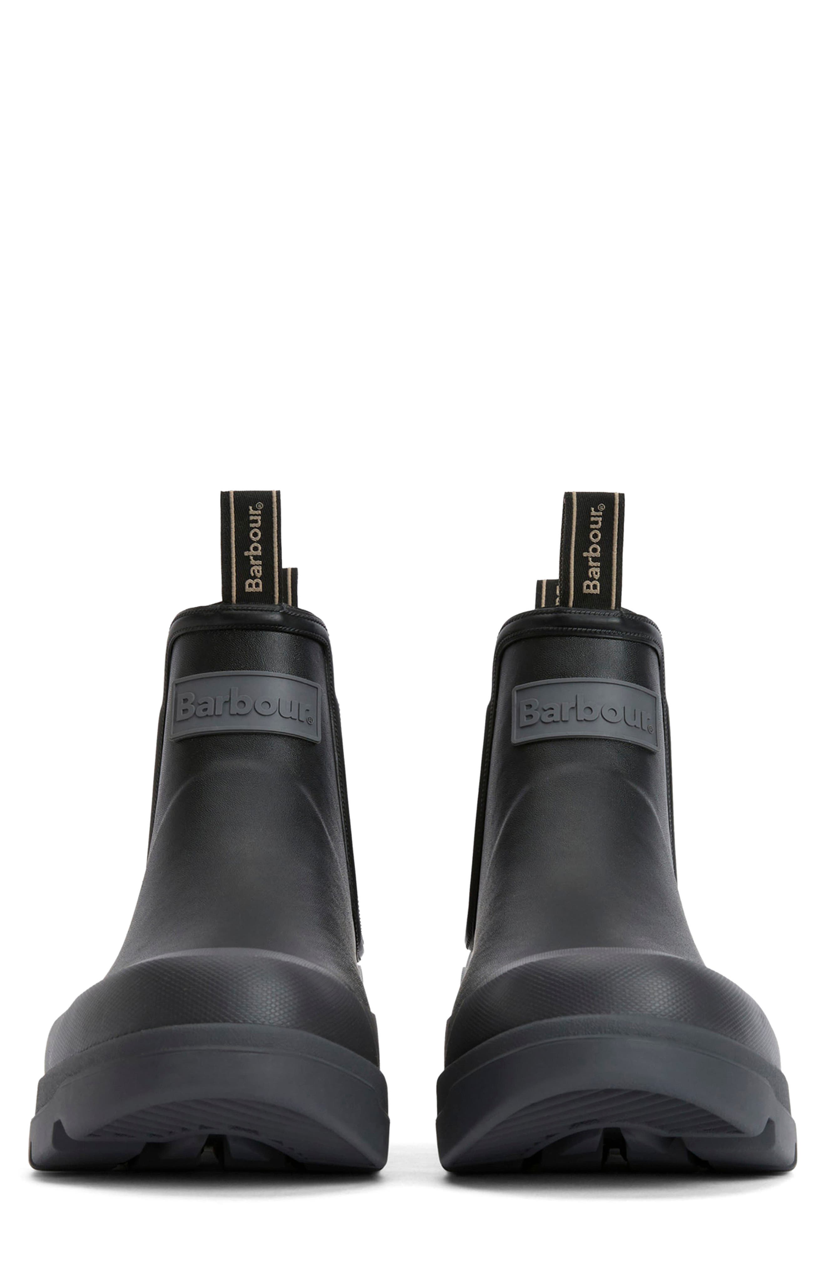 Nimbus Chelsea Rain Boot, Alternate, color, BLACK/ OCHRE
