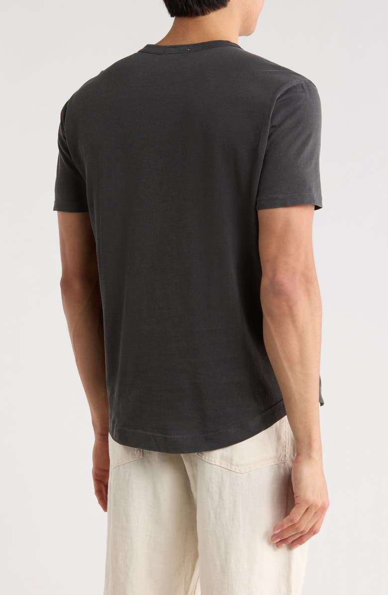 BUCK MASON Pima Cotton Curved Hem T-Shirt, Alternate, color, Coal Venice Wash