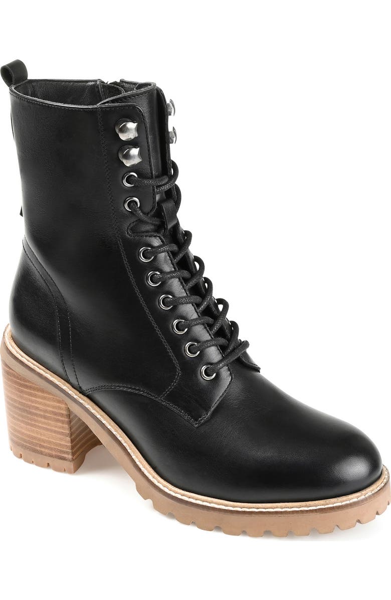 Journee Signature Malle Lace-Up Boot, Main, color,