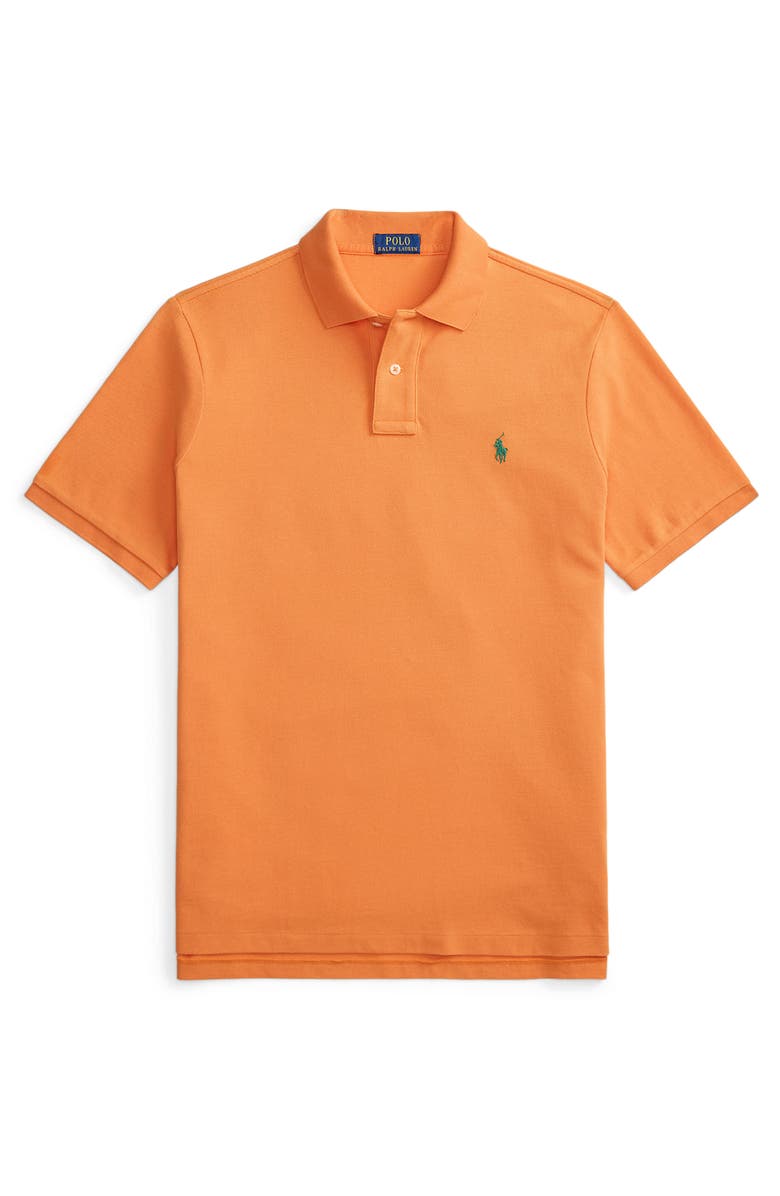Polo Ralph Lauren The Iconic Cotton Piqué Polo, Alternate, color, Kona Orange