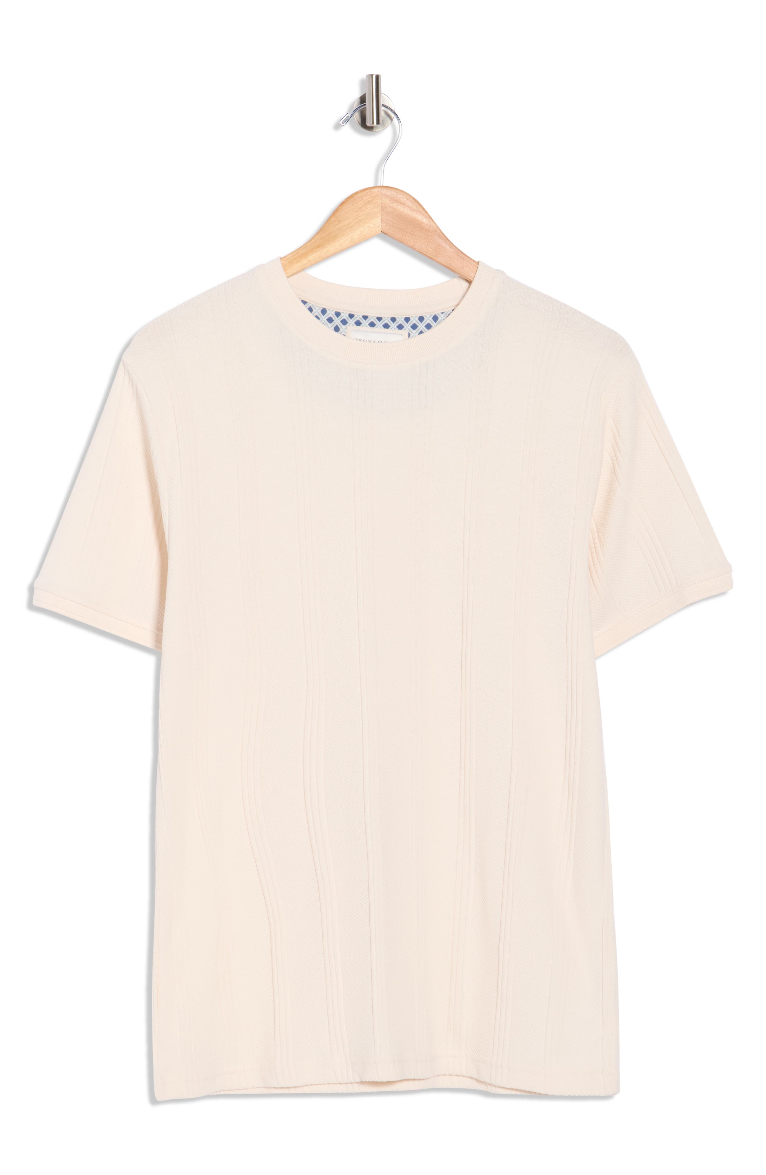 DENIM AND FLOWER Textured Knit T-Shirt