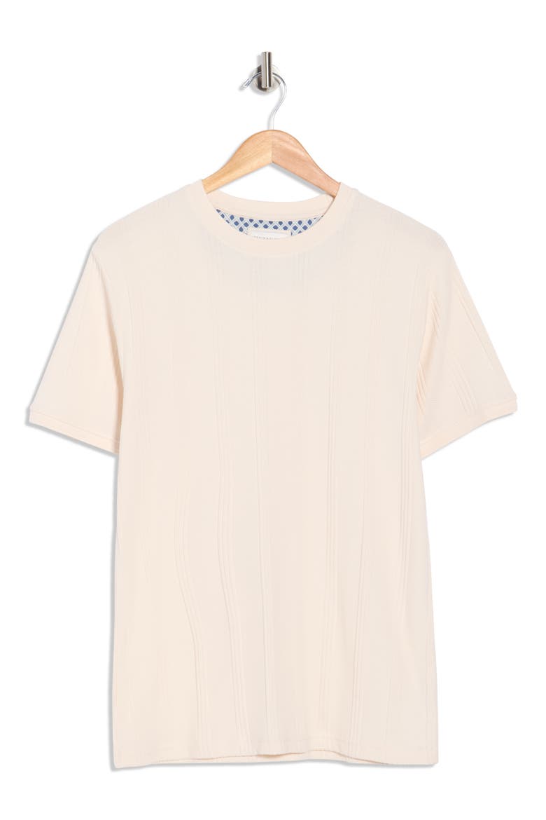 Textured Knit T-Shirt, Alternate, color, ECRU