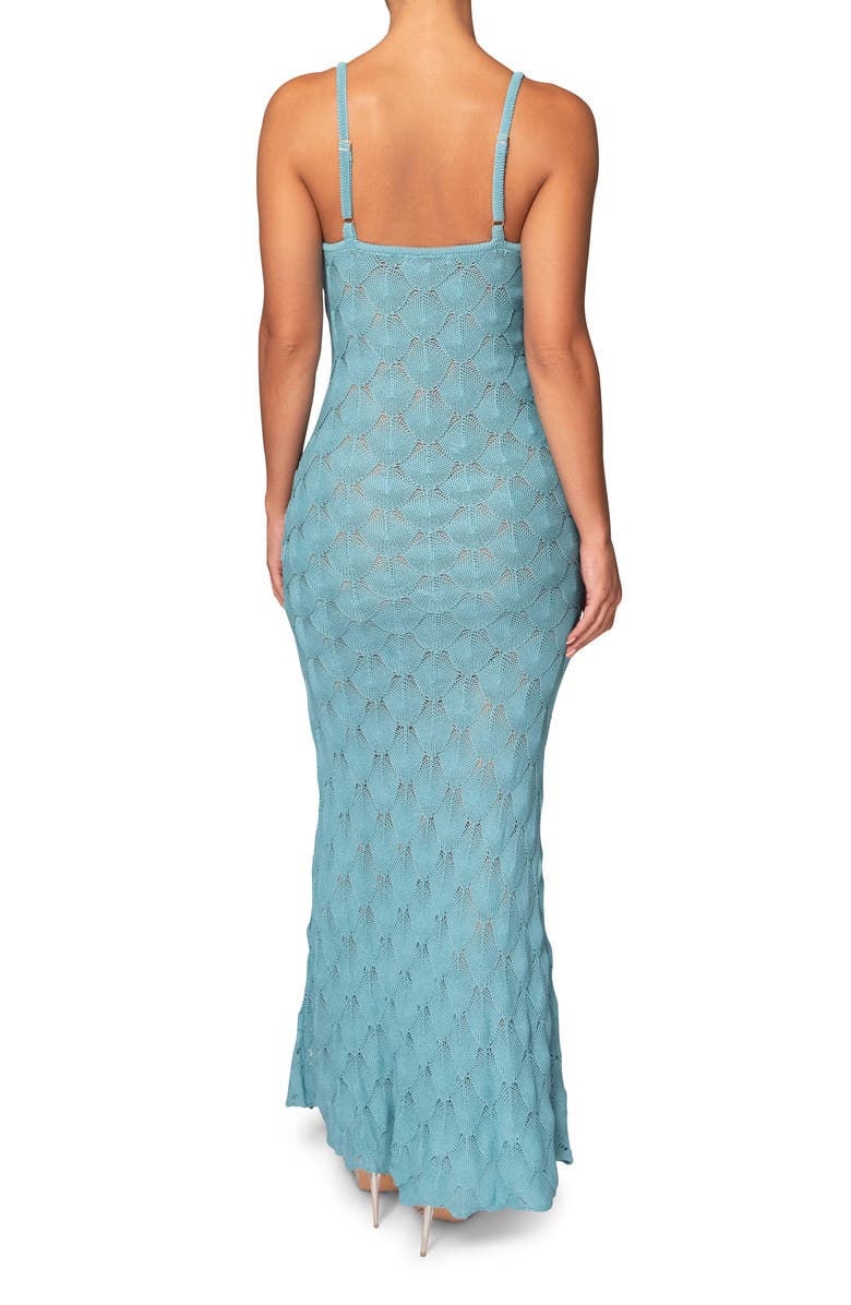 JLUXLABEL Gabriela Knit Maxi Dress, Alternate, color, Blue