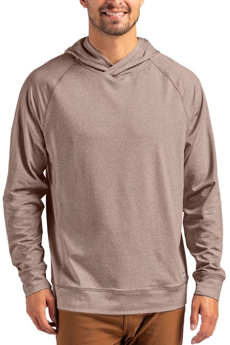 Adapt Heather Hooded Pullover, Main, color, MUSHROOM HEATHER