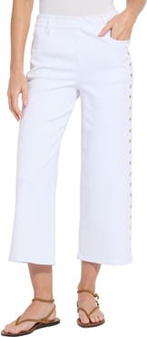 Lysse Willa Scallop Studded Crop Jeans