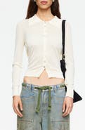 LIONESS Chalet Point Collar Knit Shirt