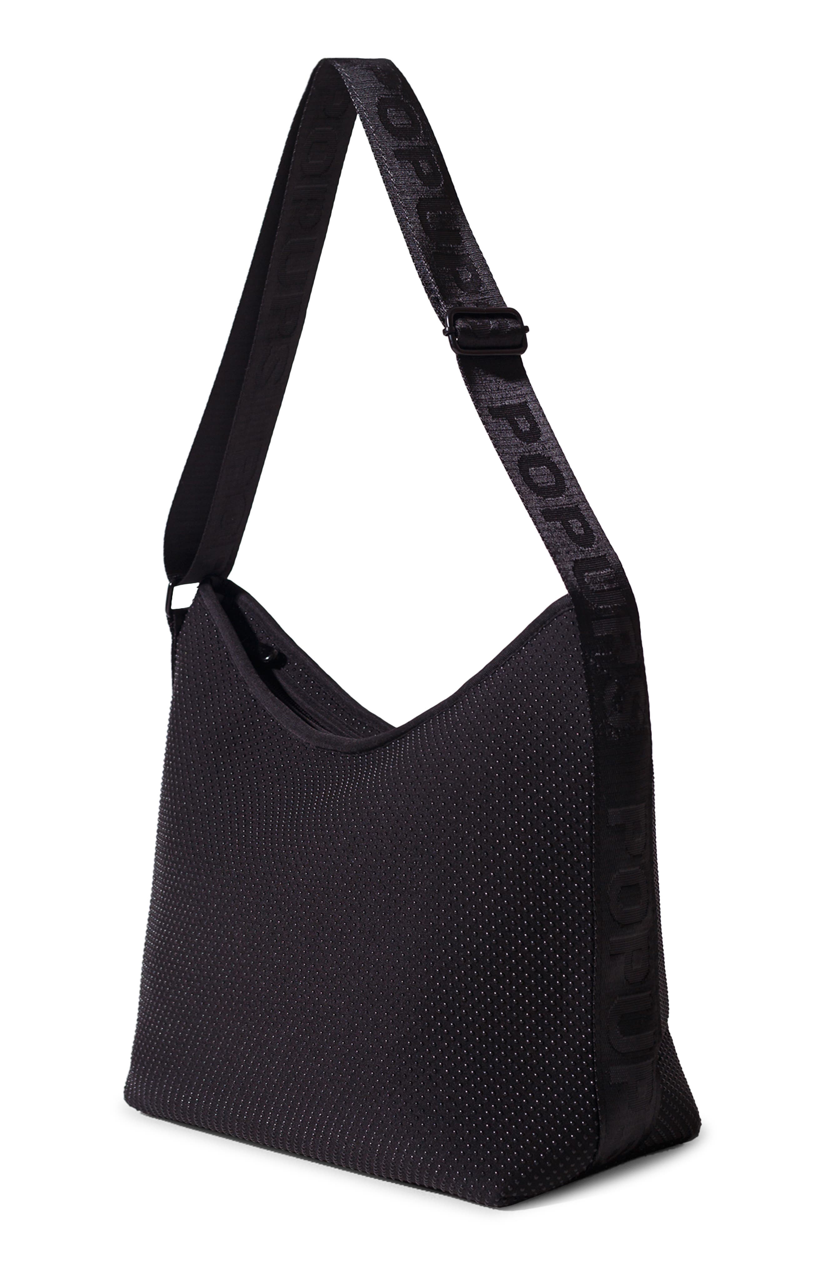 POP UPS BRAND Crossbody Hobo Bag, Alternate, color, Black