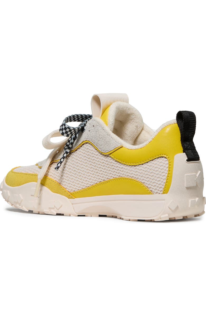 Kate Spade New York k as in kate nyc taxi lace-up sneaker, Alternate, color, Rich Lemon Multi