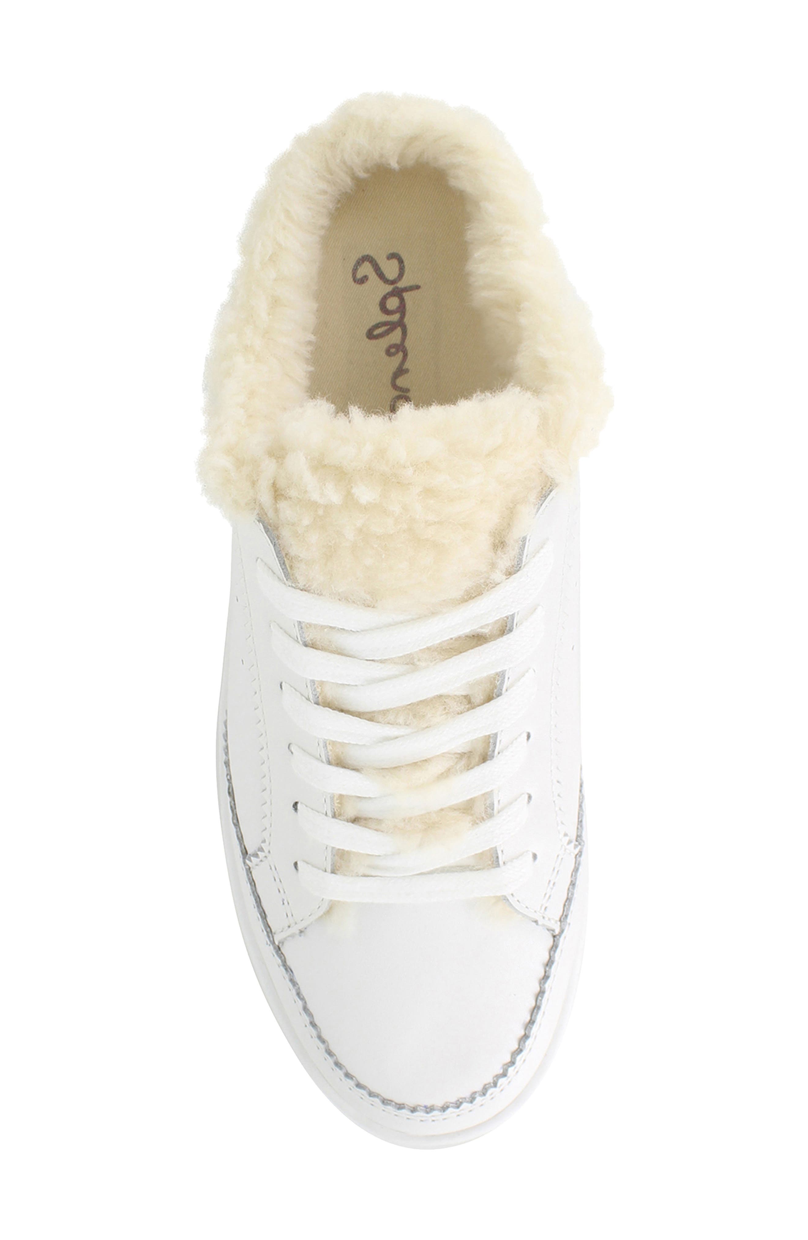 Splendid Frieda Genuine Shearling Lined Slip-On Sneaker, Alternate, color, 