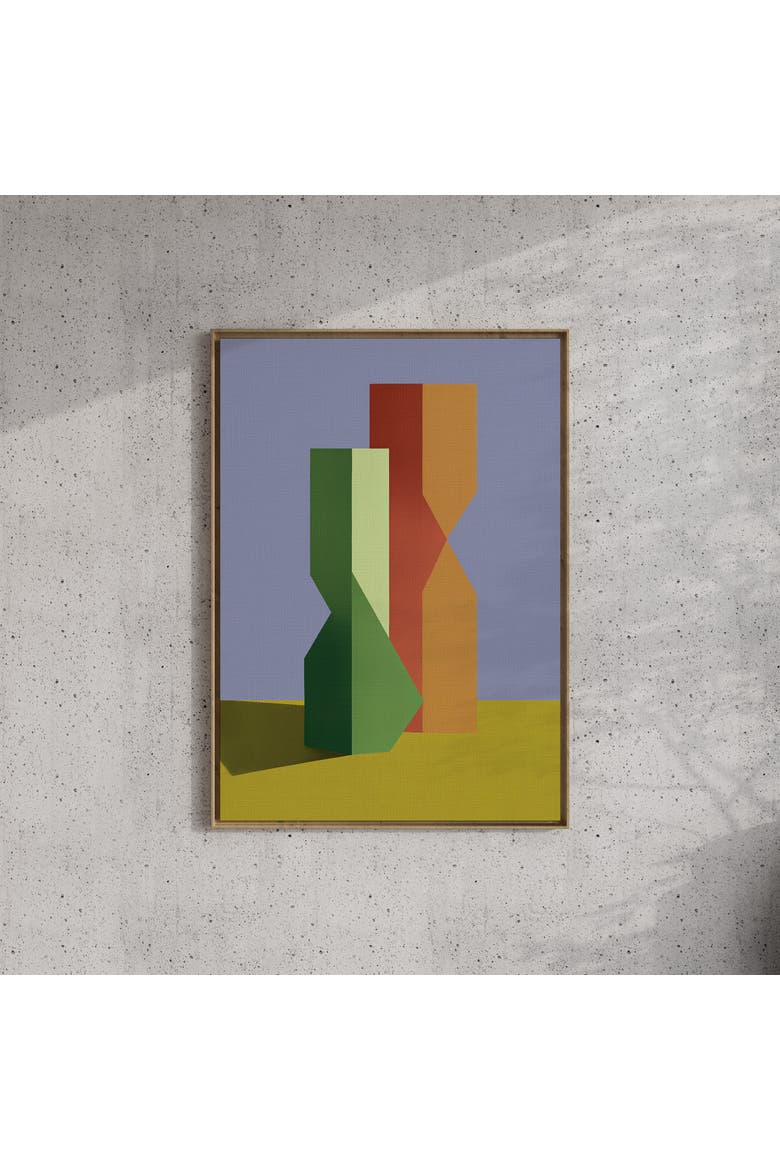 Form and Structure No. 03 Geometric Abstract Art Print, Alternate, color, Unframed - 30x40
