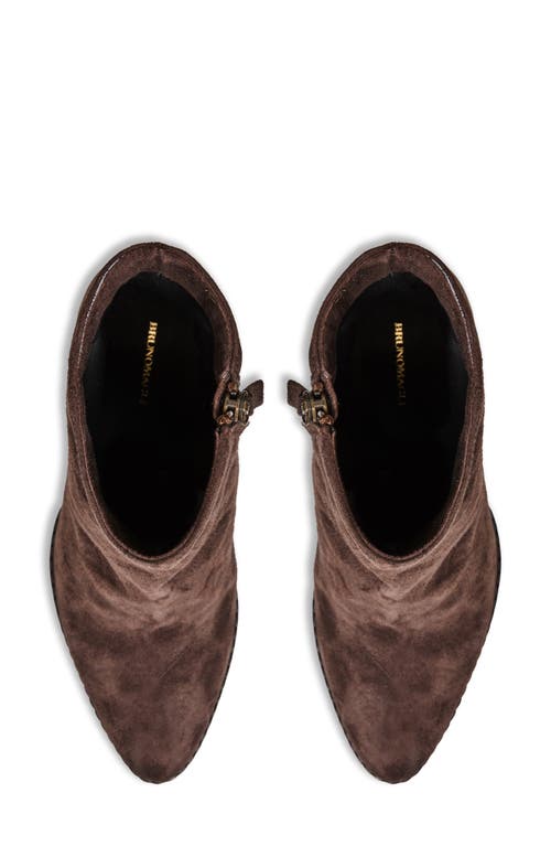 Bruno Magli Opera Wedge Bootie In Brown