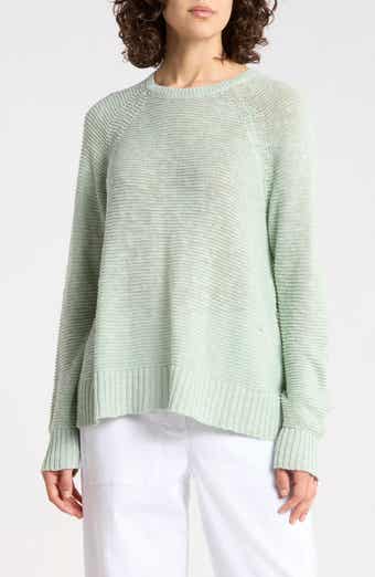 Raglan Sleeve Organic Linen & Organic Cotton Sweater