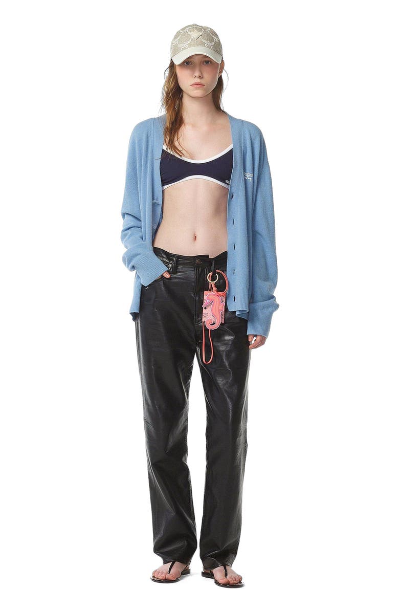 MCM Laurel Cardigan in Wool and Recycled Cashmere, Main, color, 