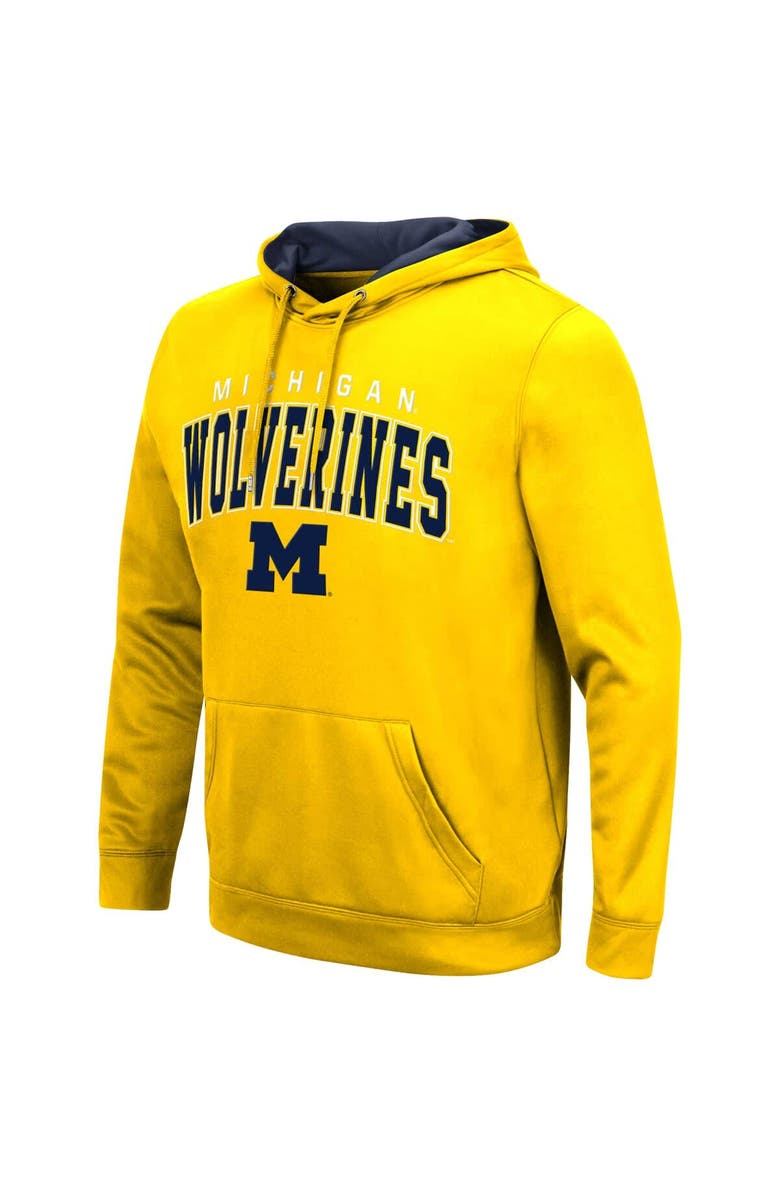 COLOSSEUM Men's Colosseum Maize Michigan Wolverines Resistance Pullover Hoodie, Alternate, color, Maize